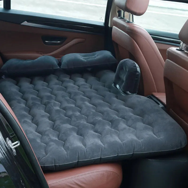 Inflatable Car Travel Bed - Multi Functional for Camping & Beach