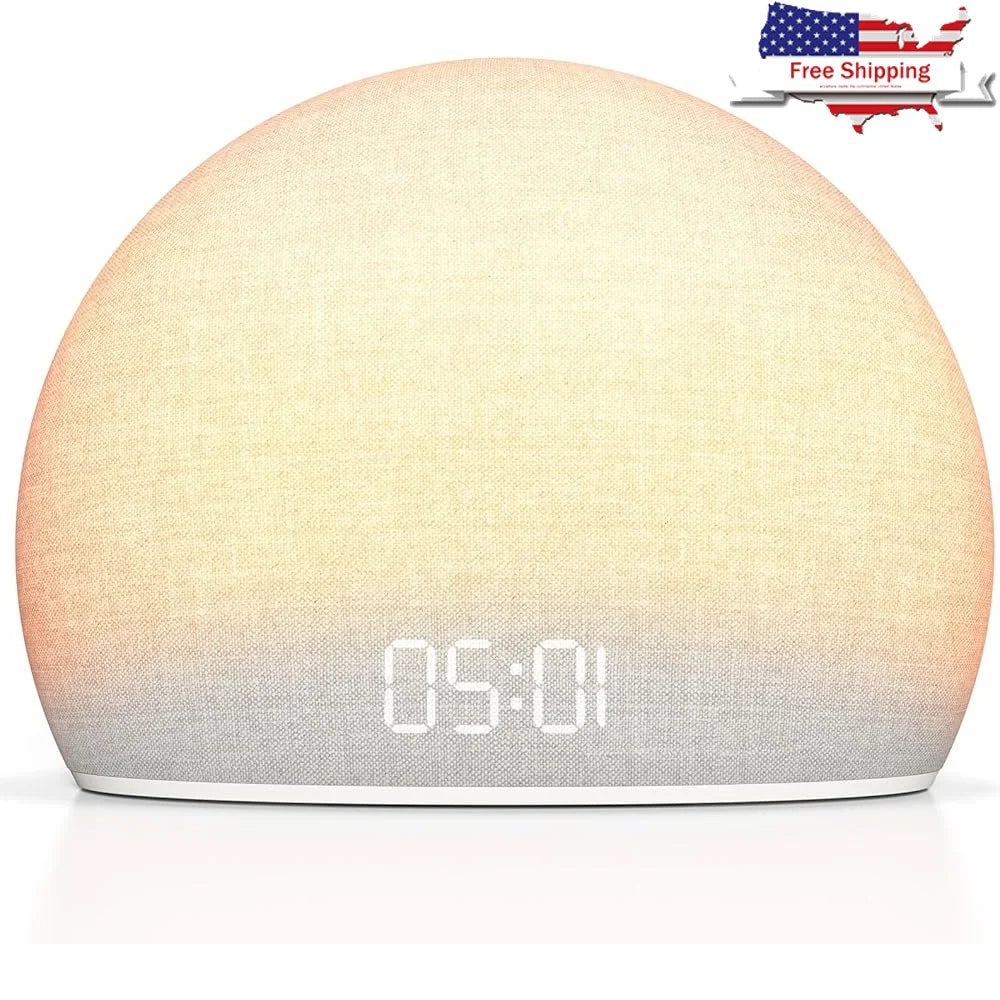 Sunrise Alarm Clock - Wake Up Gentle Light & Sound Machine