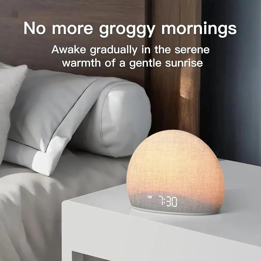 Sunrise Alarm Clock - Wake Up Gentle Light & Sound Machine