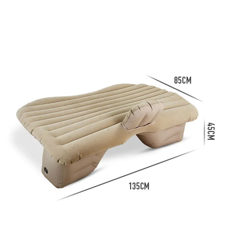 Inflatable Car Travel Bed - Multi Functional for Camping & Beach