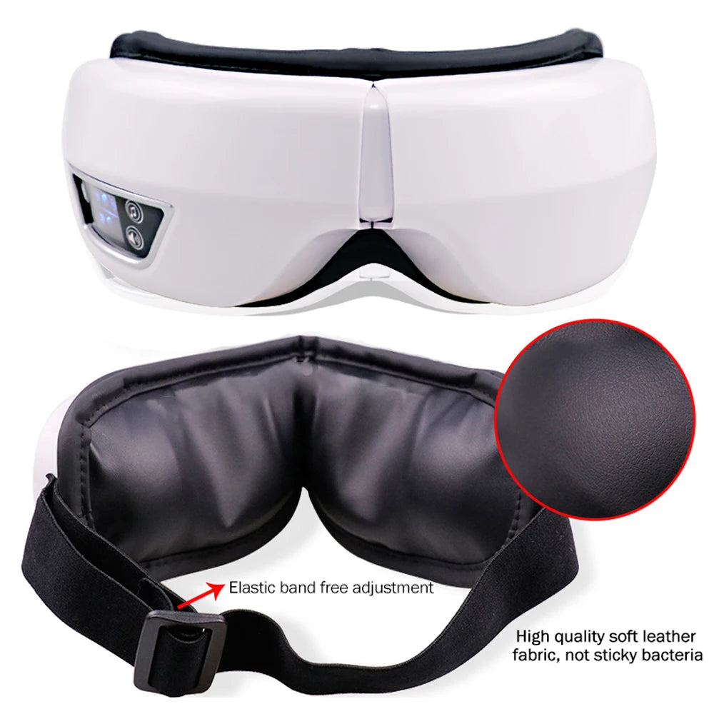 Smart Eye Massage Instrument Vibration Eye Care Massager Airbag Compress Bluetooth Music Eye Relax Fatigue Massage Sleep Mask