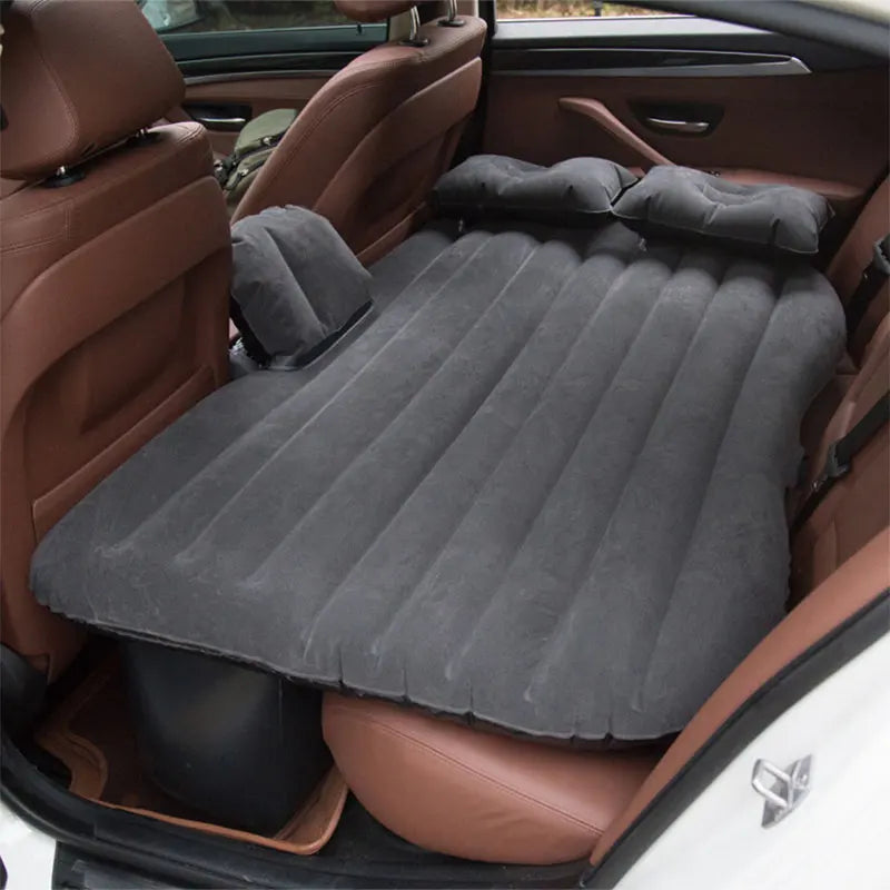 Inflatable Car Travel Bed - Multi Functional for Camping & Beach
