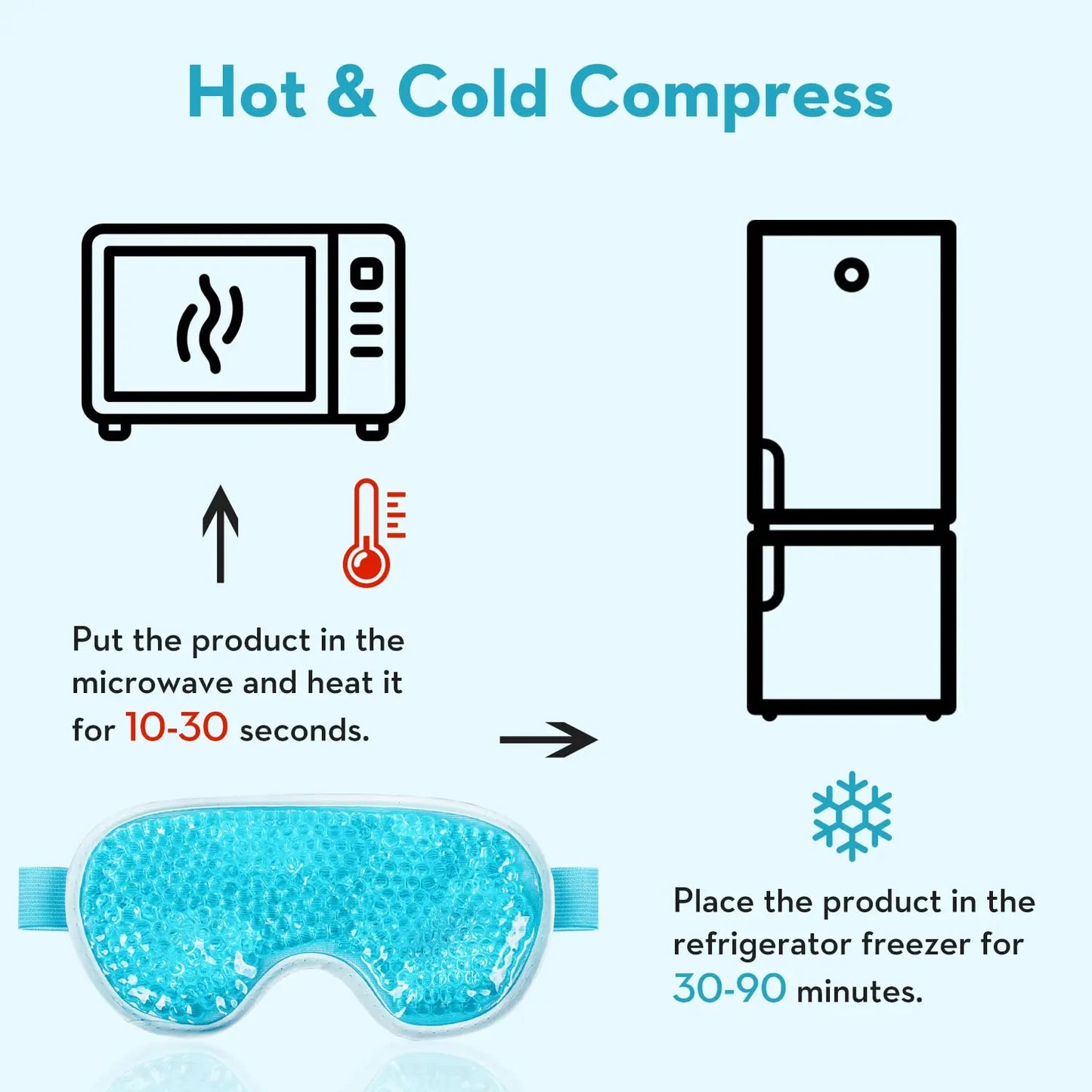 Heating/Cooling Gel Eye Mask