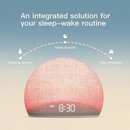 Sunrise Alarm Clock - Wake Up Gentle Light & Sound Machine