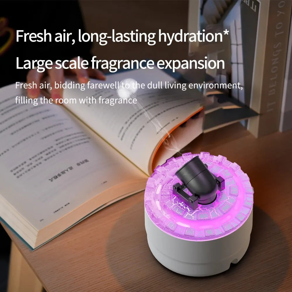 Cannon Aroma Diffuser - 7Colour Gradient Night Light