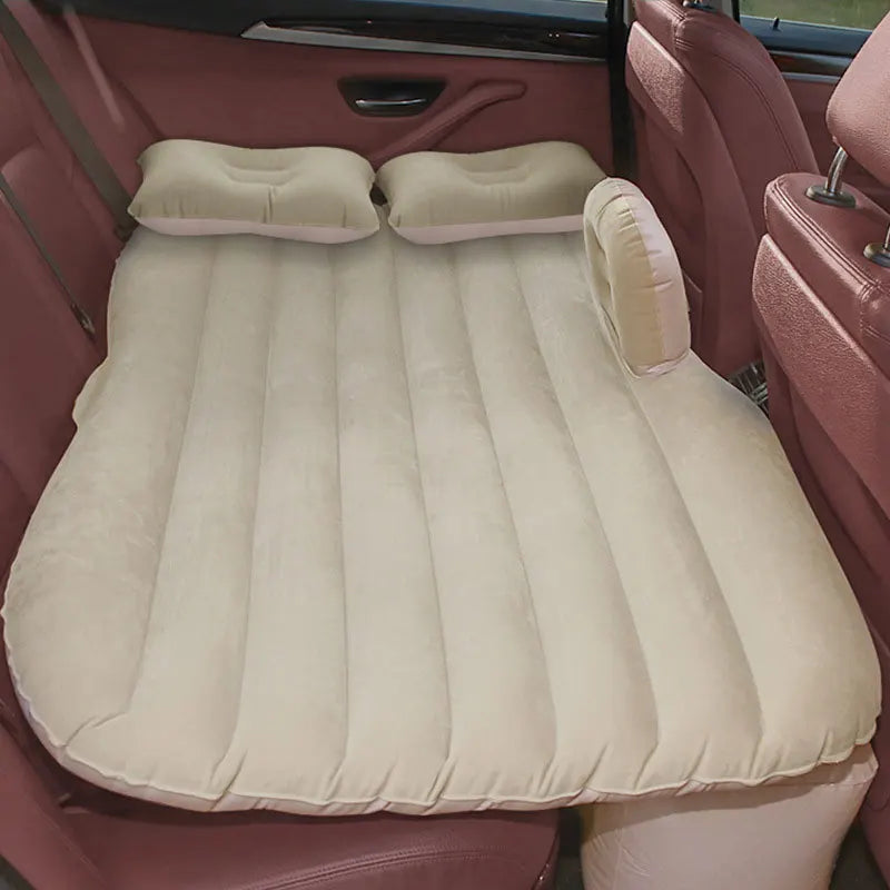 Inflatable Car Travel Bed - Multi Functional for Camping & Beach