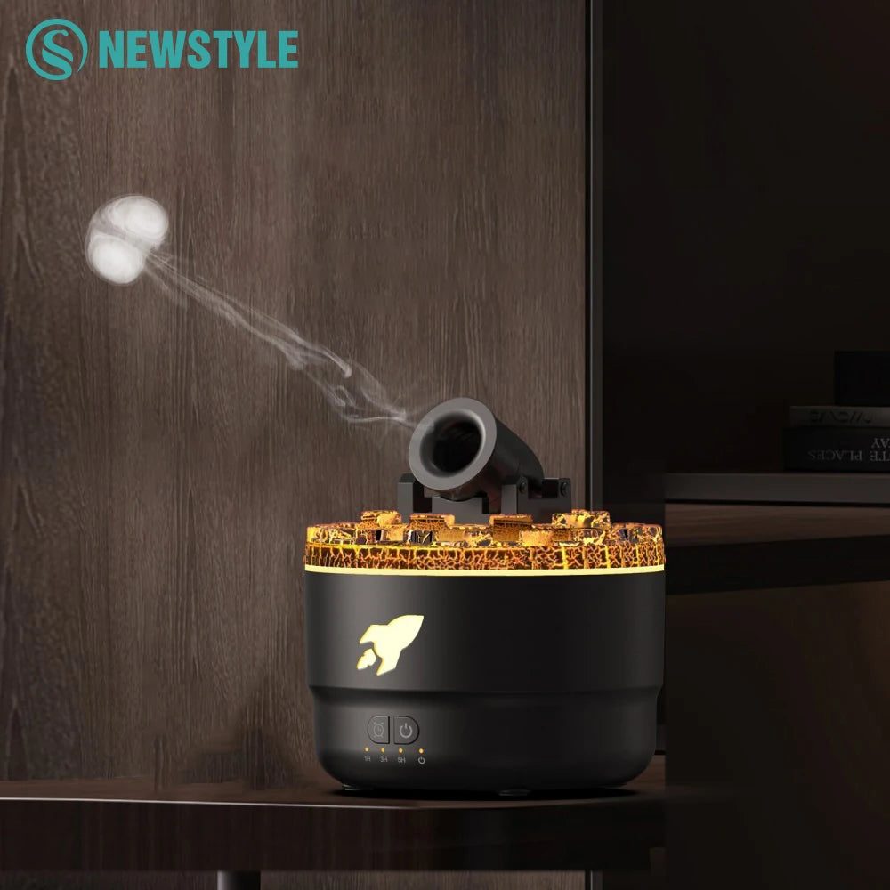 Cannon Aroma Diffuser - 7Colour Gradient Night Light