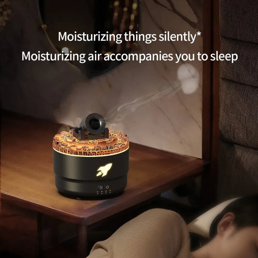 Cannon Aroma Diffuser - 7Colour Gradient Night Light