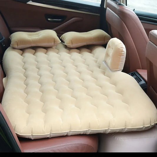 Inflatable Car Travel Bed - Multi Functional for Camping & Beach
