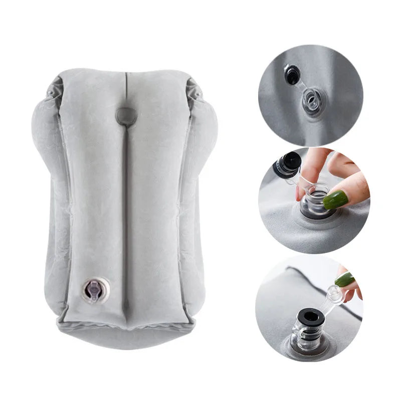 Inflatable Headrest Travel Pillow